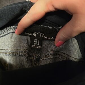 Maternity Black Jeans by MAMA